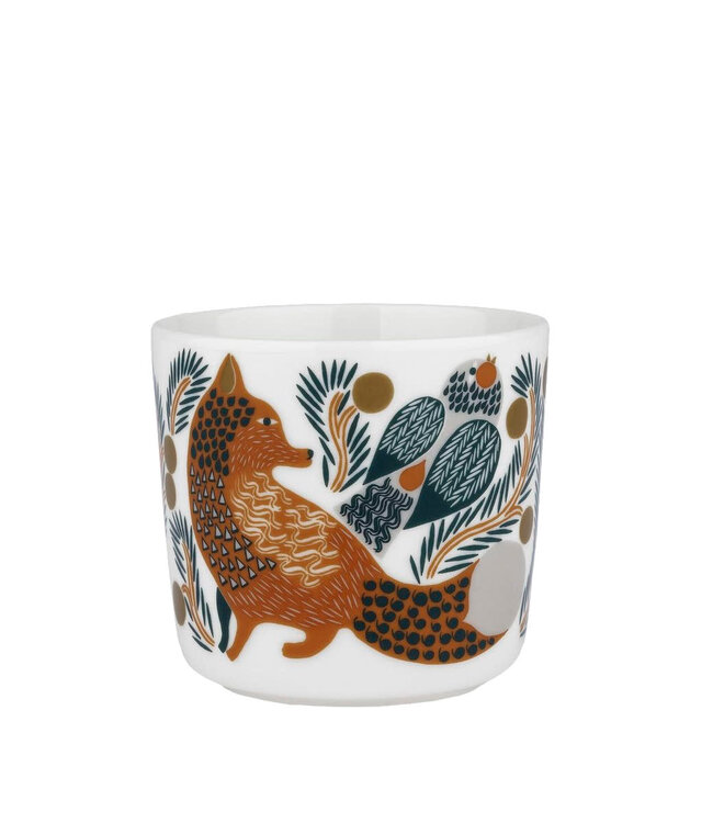 Marimekko Marimekko cup 2dl Ketunmarja without handle brown-darkgreen