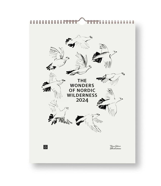 Teemu Järvi Teemu Järvi 2024 maand kalender - The Wonders of Nordic Wilderness 30x40cm