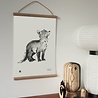 Teemu Järvi Teemu Järvi Poster Fox cub 30 x 40 cm black and white Teemu Järvi Teemu Järvi Poster Fox cub 30 x 40 cm black and white