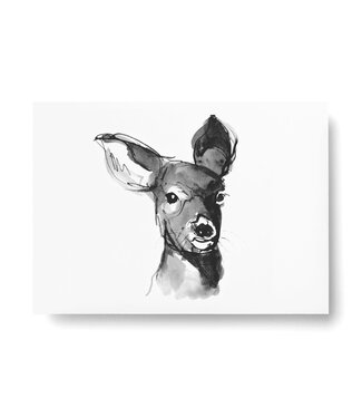Faunascapes Deer - Animal Plywood Print / Art Board