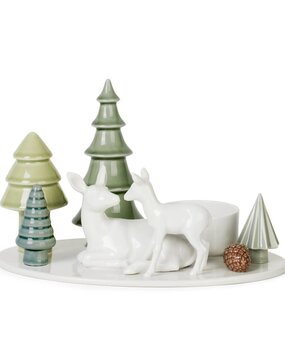 Dottir Nordic Design Dottir Winter Stories Deer & Fawn Kandelaar Dottir Nordic Design Dottir Winter Stories Deer & Fawn Kandelaar