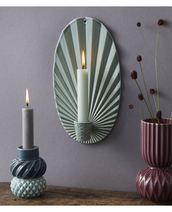 Dottir wand kandelaar Pipanella Wall Waves Peacock