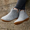 Glerups Glerups Boot met rubberen honing zool (diverse maten) Grijs Pantoffel Glerups Glerups Boot met rubberen honing zool (diverse maten) Grijs Pantoffel