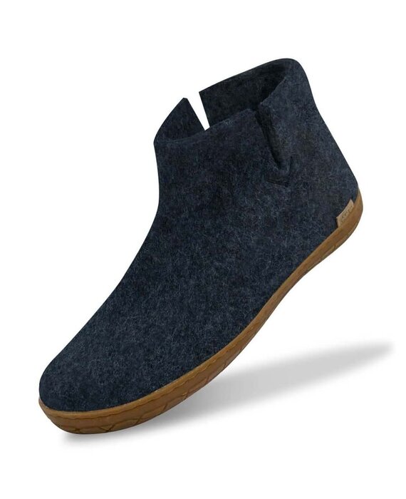Glerups Boot met rubberen honing zool (diverse maten) Denim Pantoffel