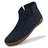 Glerups Glerups Boot Slipper with rubber honey sole (various sizes) Denim Glerups Glerups Boot Slipper with rubber honey sole (various sizes) Denim