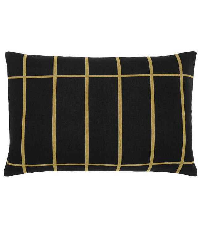 Marimekko Marimekko Tiiliskivi cushion cover 40x60cm black goldbrown