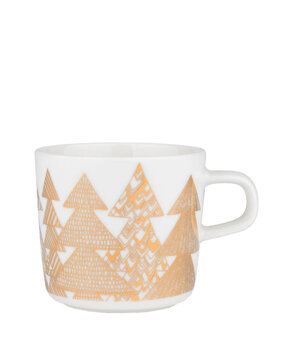 Marimekko Marimekko Kuusikossa cup 2dl with gold design Marimekko Marimekko Kuusikossa cup 2dl with gold design