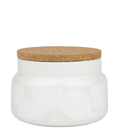 Marimekko Marimekko Unikko 0.7lt storage jar off-white Marimekko Marimekko Unikko 0.7lt storage jar off-white