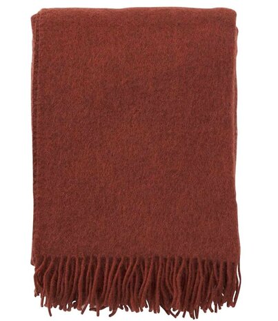 Klippan Klippan Gotland wollen plaid 130x200 van 25% Gotland wol roest Klippan Klippan Gotland wollen plaid 130x200 van 25% Gotland wol roest