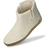 Glerups Glerups Boot met leren zool (diverse maten) Wit Pantoffel Glerups Glerups Boot met leren zool (diverse maten) Wit Pantoffel
