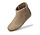 Glerups Boot Slipper Sand with leather sole (various sizes)