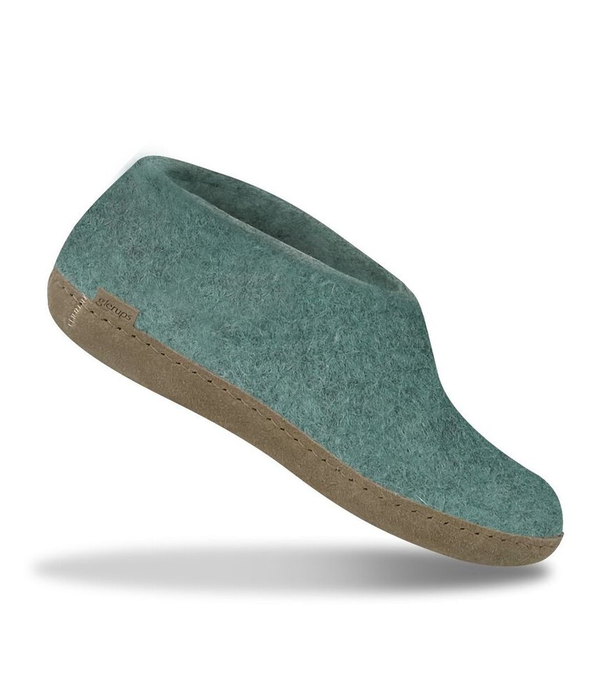 Glerups Glerups Shoe with leather sole (various sizes) North Sea Slipper Glerups Glerups Shoe with leather sole (various sizes) North Sea Slipper