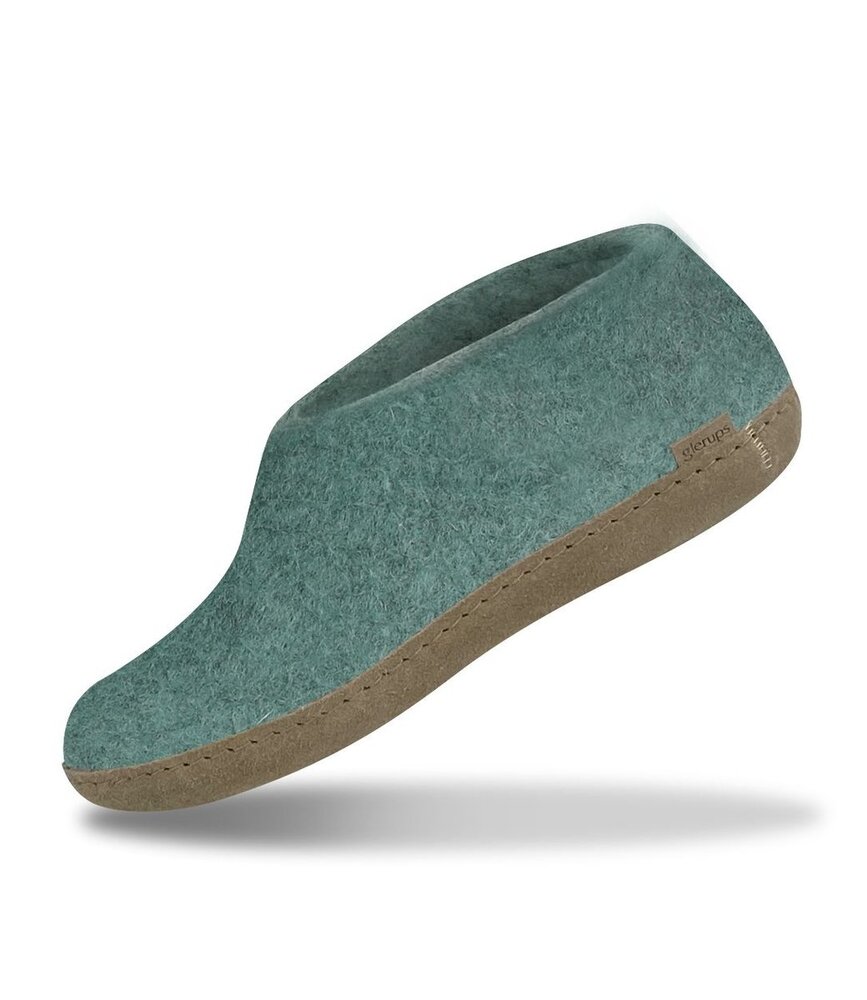 Glerups Glerups Shoe with leather sole (various sizes) North Sea Slipper Glerups Glerups Shoe with leather sole (various sizes) North Sea Slipper