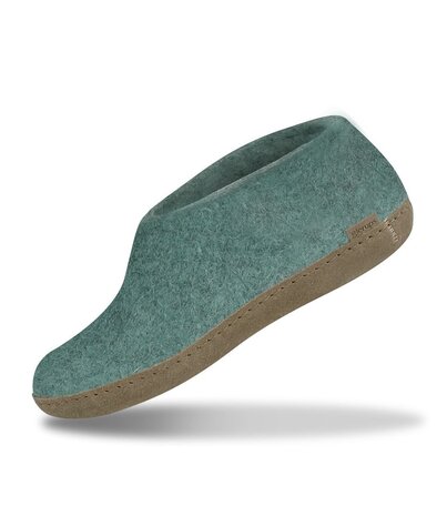 Glerups Glerups Shoe with leather sole (various sizes) North Sea Slipper Glerups Glerups Shoe with leather sole (various sizes) North Sea Slipper