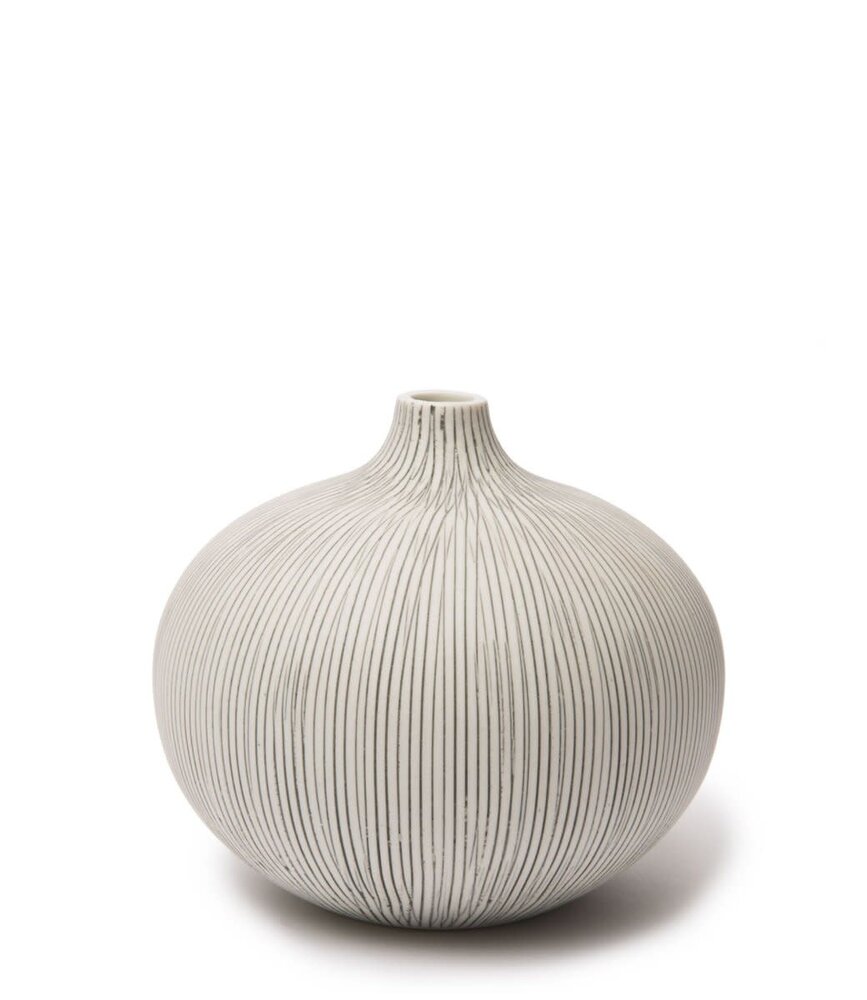 LINDFORM LINDFORM vaas Bari Grey H10cm Large LINDFORM LINDFORM vaas Bari Grey H10cm Large