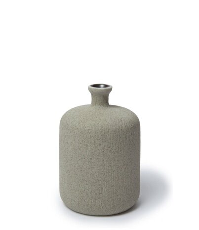 LINDFORM LINDFORM vaas Bottle Sand Grey H11cm Medium LINDFORM LINDFORM vaas Bottle Sand Grey H11cm Medium