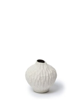 LINDFORM LINDFORM vaas Line Sand White H5.6cm Small LINDFORM LINDFORM vaas Line Sand White H5.6cm Small