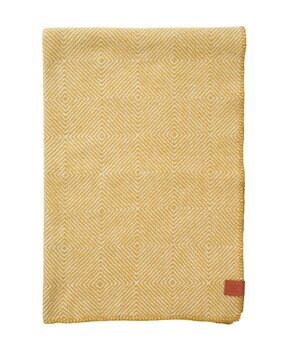 Klippan Klippan Gooseye wool plaid MIDI 90x130cm made of 25% recycled wool Yellow