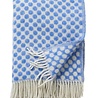 Klippan Klippan Gotland wool plaid 130x200 of 25% Gotland wool Dots Blue Klippan Klippan Gotland wool plaid 130x200 of 25% Gotland wool Dots Blue