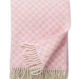 Klippan Klippan Gotland wool plaid 130x200 made of 25% Gotland wool Dots Pink Klippan Klippan Gotland wool plaid 130x200 made of 25% Gotland wool Dots Pink