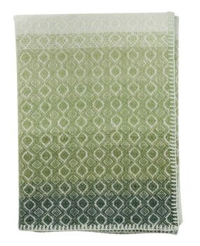 Klippan Klippan Havanna wool plaid MIDI 90x130 made of 100% ECO lambswool mix green