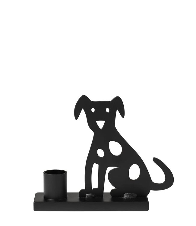 Bengt & Lotta Bengt & Lotta Sitting Dog candlestick H15cm W12cm