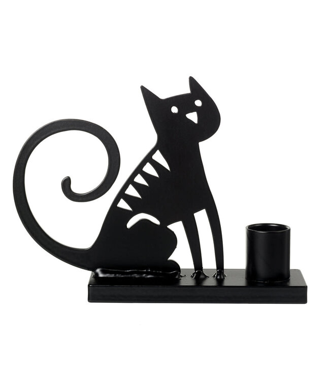 Bengt & Lotta Bengt & Lotta Sitting Cat candlestick H12cm W16cm