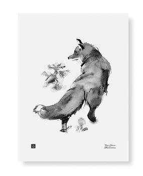 Teemu Järvi Teemu Järvi Poster Winter Fox 30 x 40 cm