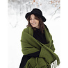 Lapuan Kankurit Lapuan Kankurit Uni woolen wrap scarf with pockets 60x170 Olive Lapuan Kankurit Lapuan Kankurit Uni woolen wrap scarf with pockets 60x170 Olive
