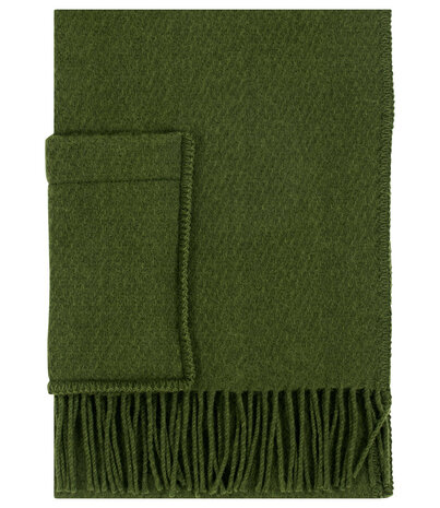 Lapuan Kankurit Lapuan Kankurit Uni wollen omslag sjaal met zakken 60x170 Olijfgroen Lapuan Kankurit Lapuan Kankurit Uni wollen omslag sjaal met zakken 60x170 Olijfgroen