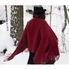 Lapuan Kankurit Lapuan Kankurit Uni woolen wrap scarf with pockets 60x170 Dark red Lapuan Kankurit Lapuan Kankurit Uni woolen wrap scarf with pockets 60x170 Dark red