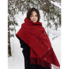 Lapuan Kankurit Lapuan Kankurit Uni woolen wrap scarf with pockets 60x170 Dark red Lapuan Kankurit Lapuan Kankurit Uni woolen wrap scarf with pockets 60x170 Dark red