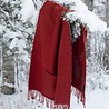 Lapuan Kankurit Lapuan Kankurit Uni woolen wrap scarf with pockets 60x170 Dark red Lapuan Kankurit Lapuan Kankurit Uni woolen wrap scarf with pockets 60x170 Dark red