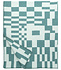 Lapuan Kankurit Koodi 130x180cm wool plaid green mint Lapuan Kankurit Koodi 130x180cm wool plaid green mint