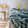 Lapuan Kankurit Lapuan Kankurit Koodi 130x180cm wollen plaid groen mint Lapuan Kankurit Lapuan Kankurit Koodi 130x180cm wollen plaid groen mint