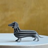 LOVI Lovi Teckel grey birch wood 3D - animal DIY package LOVI Lovi Teckel grey birch wood 3D - animal DIY package
