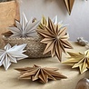 LOVI Lovi Decor Star 15cm Birch wood natural 3D DIY package LOVI Lovi Decor Star 15cm Birch wood natural 3D DIY package