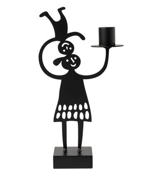 Bengt & Lotta Bengt & Lotta Mother candlestick H22.4cm W11.3cm iron black Big Bengt & Lotta Bengt & Lotta Mother candlestick H22.4cm W11.3cm iron black Big