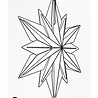 LOVI Lovi Decor Star 15cm Birch wood natural 3D DIY package LOVI Lovi Decor Star 15cm Birch wood natural 3D DIY package