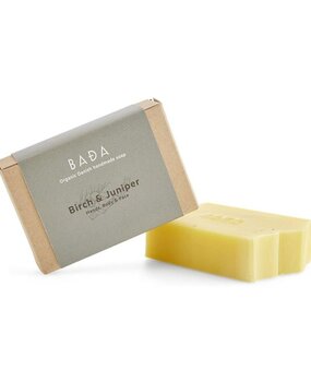 Bada Bada Organic soap Birch and Juniper Berry Organic Danish handmade soap Bada Bada Organic soap Birch and Juniper Berry Organic Danish handmade soap