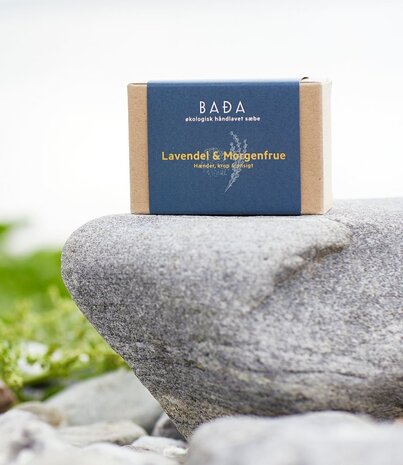Bada Bada Bio zeep Lavendel en Goudsbloem Biologische Deense handgemaakte zeep
