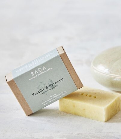 Bada Bada Organic Soap Chamomile and Pine Organic Danish Handmade Soap