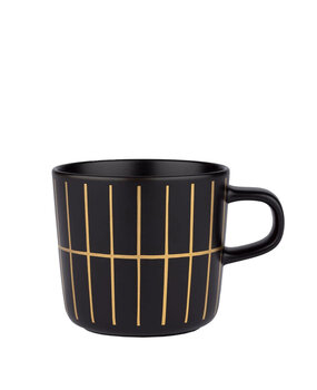 Marimekko Marimekko Tiiliskivi 2dl cup black gold