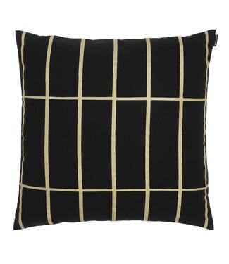 Marimekko Marimekko Tiiliskivi cushion cover 50x50 cm black with gold print
