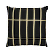 Marimekko Marimekko Tiiliskivi kussenhoes 50x50 cm zwart met goud print Marimekko Marimekko Tiiliskivi kussenhoes 50x50 cm zwart met goud print