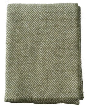 Klippan Klippan Diamonds plaid 30% Alpaca Wool 130x180 green Klippan Klippan Diamonds plaid 30% Alpaca Wool 130x180 green