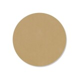 LIND DNA LIND DNA Glas Onderzetter Circle Nupo Gerecycled Leer Khaki
