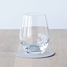 LIND DNA LIND DNA Glass Mat Circle Nupo Recycled Leather Oyster White LIND DNA LIND DNA Glass Mat Circle Nupo Recycled Leather Oyster White
