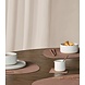 LIND DNA LIND DNA Placemat Curve L Nupo Gerecycled Leer Oud Roze LIND DNA LIND DNA Placemat Curve L Nupo Gerecycled Leer Oud Roze