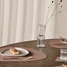 LIND DNA LIND DNA Table Mat Curve L Nupo Recycled Leather Old Rose LIND DNA LIND DNA Table Mat Curve L Nupo Recycled Leather Old Rose